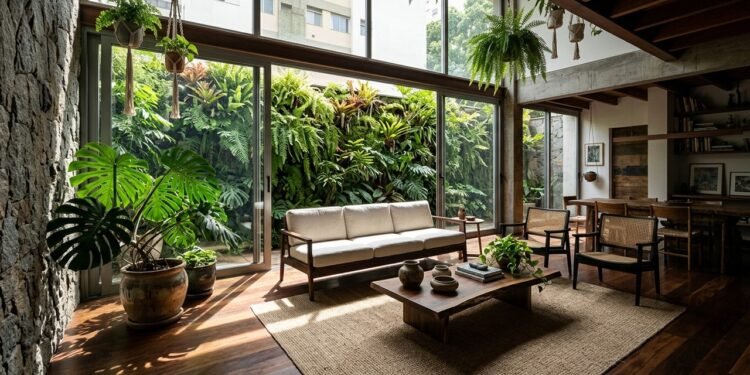 Trazendo a natureza para dentro de casa: como o design biofílico cria espaços mais saudáveis ​​e inspiradores