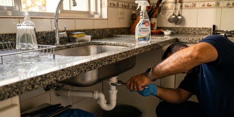 O que fazer quando o ralo da pia continua com mau cheiro mesmo após a limpeza