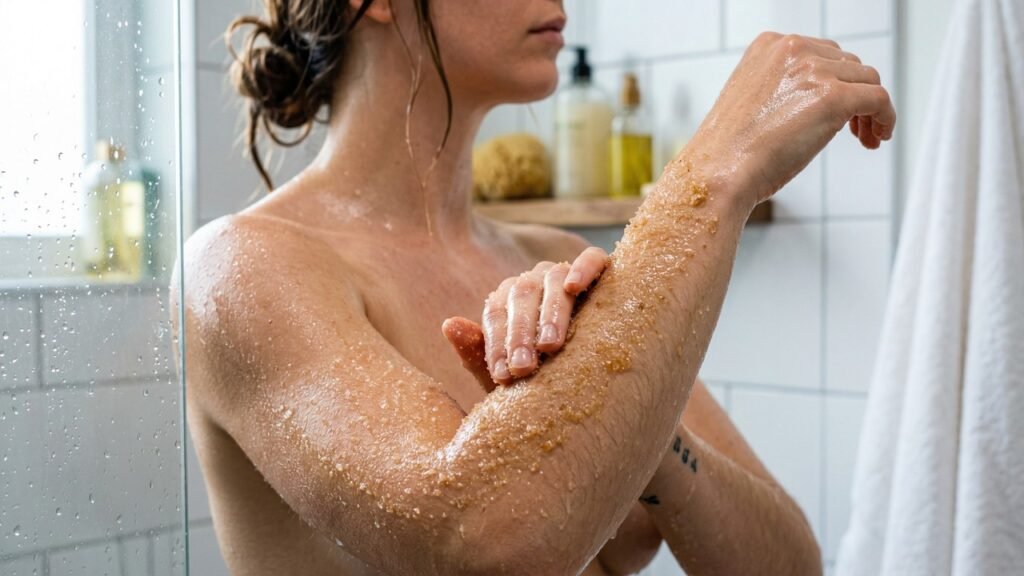 O truque de 2 minutos no banho que deixa a pele tão macia que muita gente repete toda semana