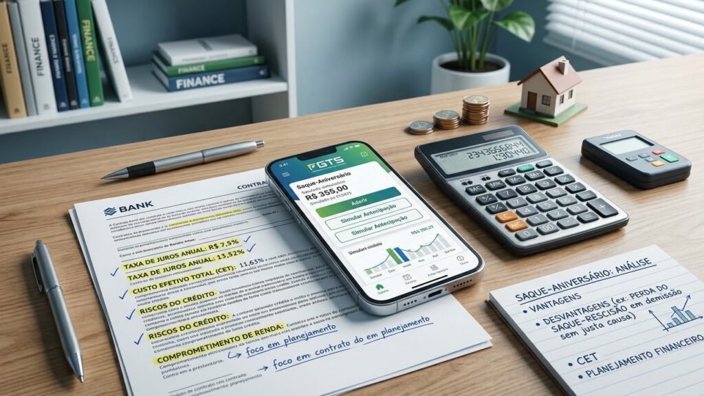 Mudanças no saque aniversário do FGTS em 2026 exigem mais planejamento dos trabalhadores antes de aderir à modalidade