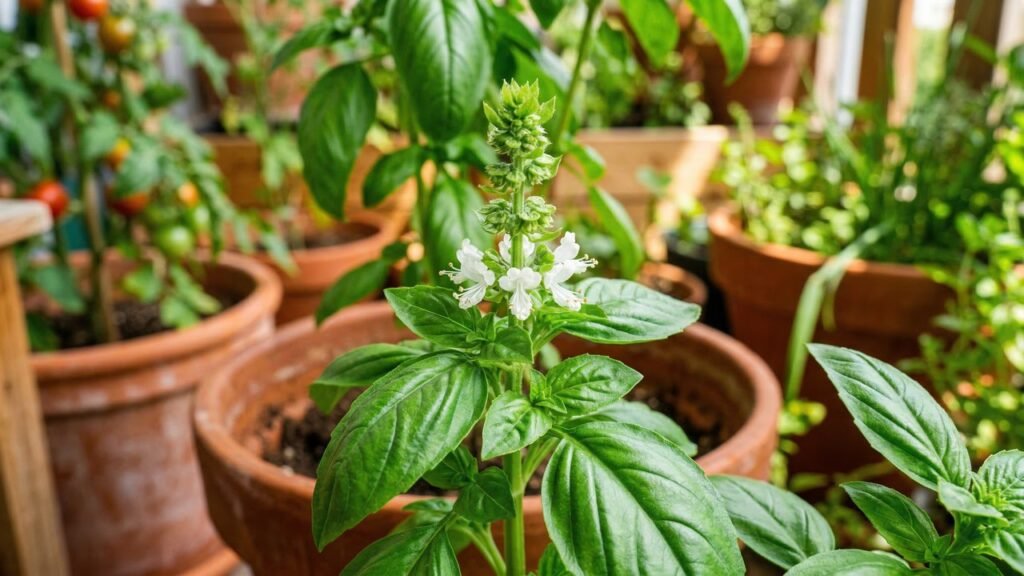 Como plantar manjericão em vasos e evitar a floração precoce: o cuidado simples que preserva aroma e sabor