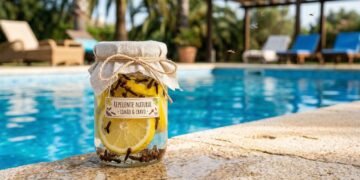Piscina livre de insetos: veja como preparar recipientes com cítricos e cravo para usar ao redor da área molhada