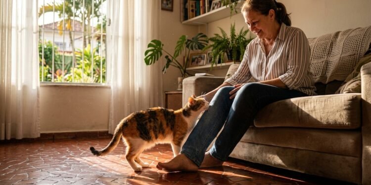 Como um gato escolhe seu humano favorito observando comportamentos simples