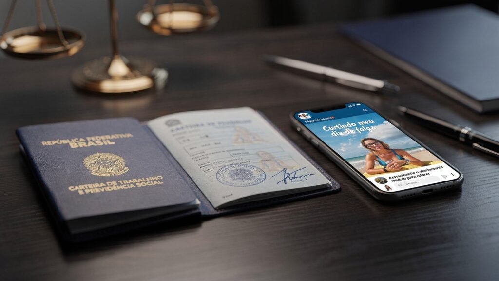 Funcionária afastada por atestado é flagrada em bar e Justiça confirma demissão de forma contundente