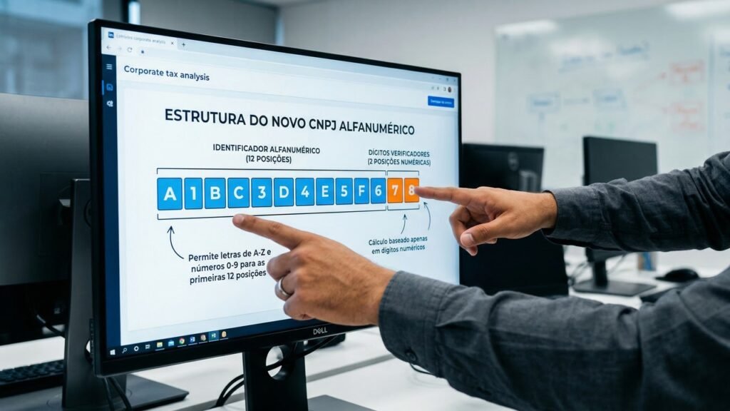 Novo CNPJ alfanumérico começa em 2026 e empresas precisam preparar sistemas para aceitar letras no cadastro