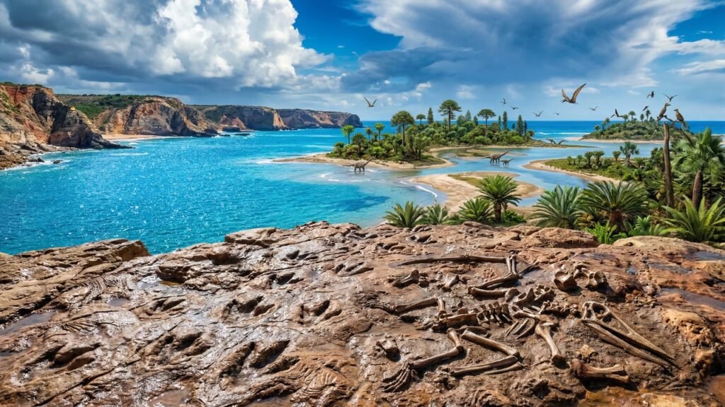 Fósseis de 150 milhões de anos e mais de 1.000 pegadas de dinossauros surpreendem cientistas na Espanha