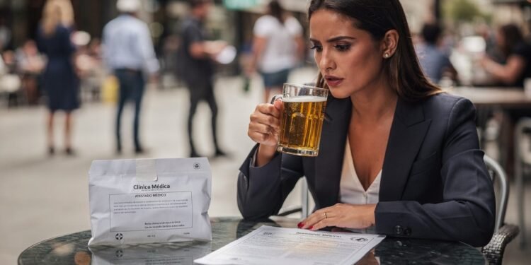 Funcionária afastada por atestado é flagrada em bar e Justiça confirma demissão de forma contundente