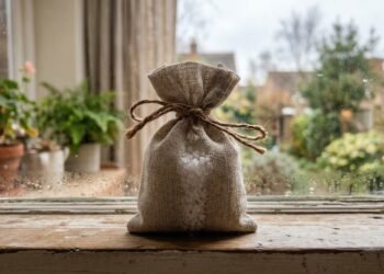 O truque do saco de sal na janela que ajuda a reduzir umidade e afastar o cheiro de mofo em casa