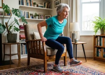 Após os 60 anos, esse exercício simples feito em casa pode recuperar força, equilíbrio e autonomia no dia a dia