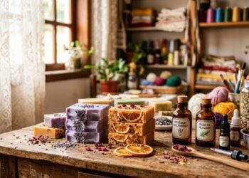 Transforme ingredientes simples em sabonetes aromáticos artesanais que perfumam, decoram e ainda podem virar renda extra
