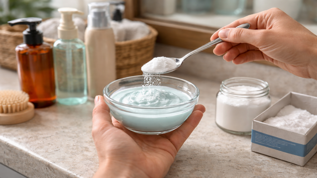 Para que serve o shampoo com bicarbonato no cabelo