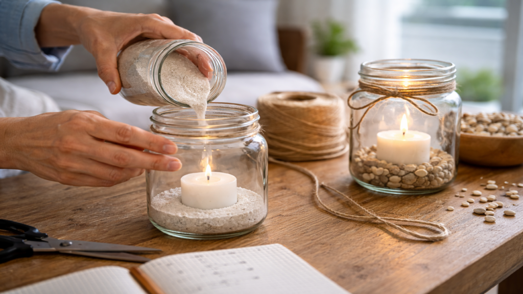 O jeito mais elegante de reutilizar frascos de vidro em casa