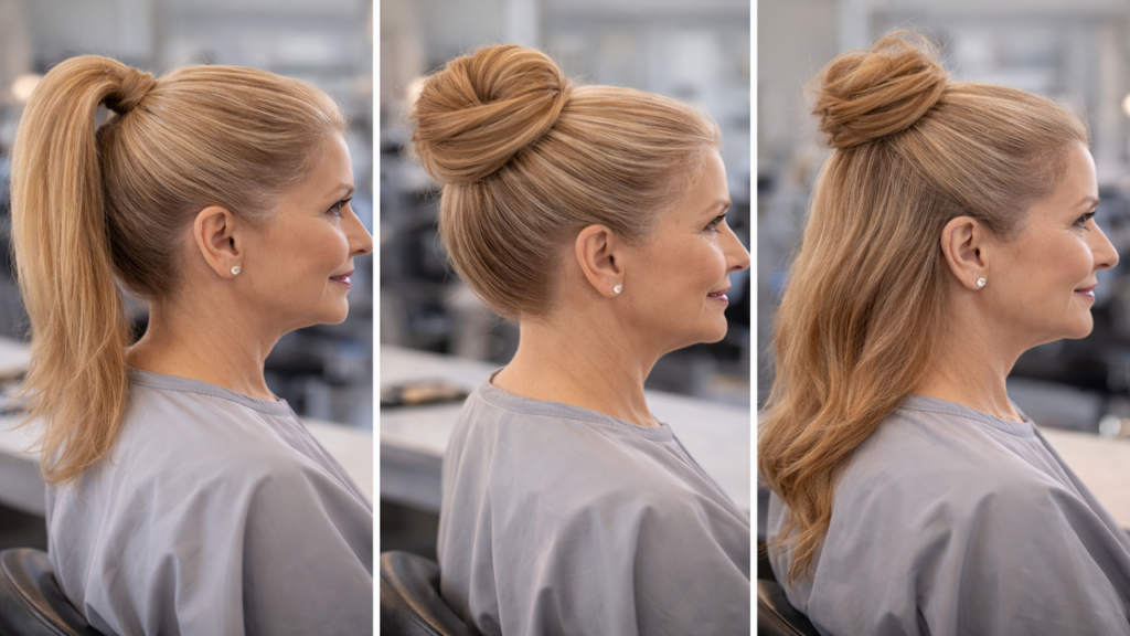 Os penteados presos mais indicados após os 50