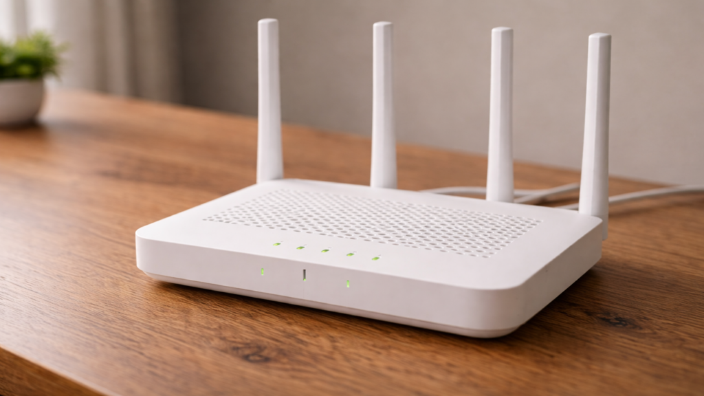 Roteador com moeda melhora o Wi-Fi