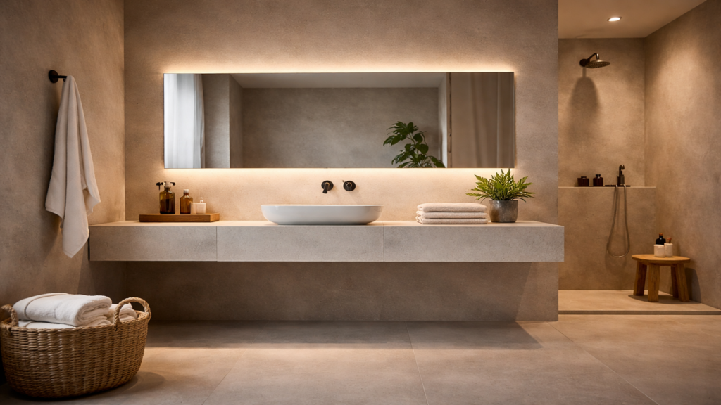 O estilo de banheiro moderno mais desejado do momento