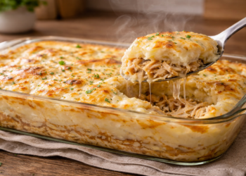 Esse escondidinho de frango cremoso conquista qualquer mesa