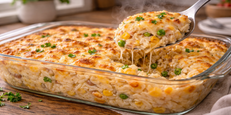 Arroz cremoso de forno vira o prato mais prático do dia a dia