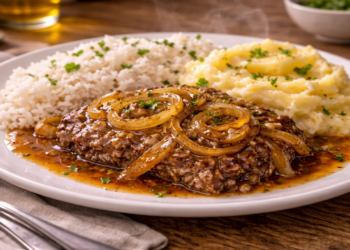 O bife na panela de pressão mais macio e suculento