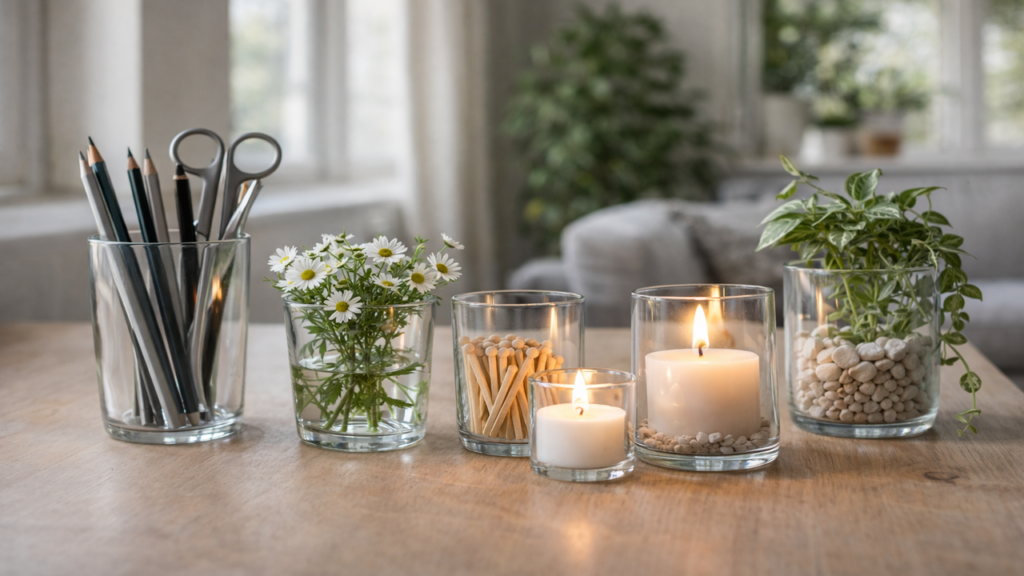 Um copo esquecido pode virar destaque na decoração