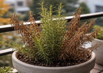 O motivo real do alecrim marrom que poucos conhecem