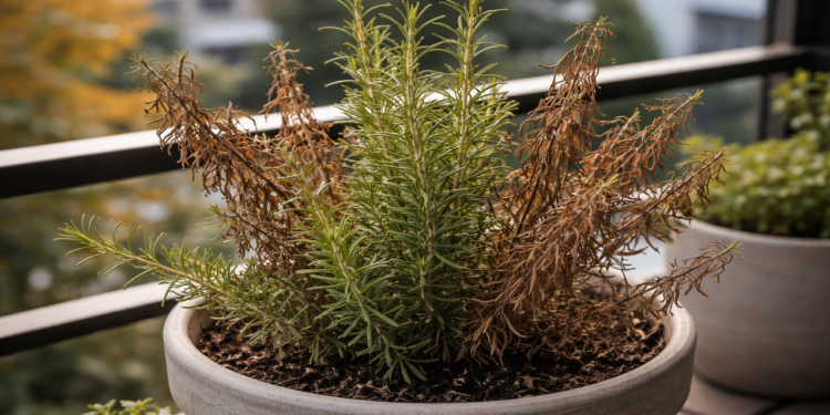 O motivo real do alecrim marrom que poucos conhecem