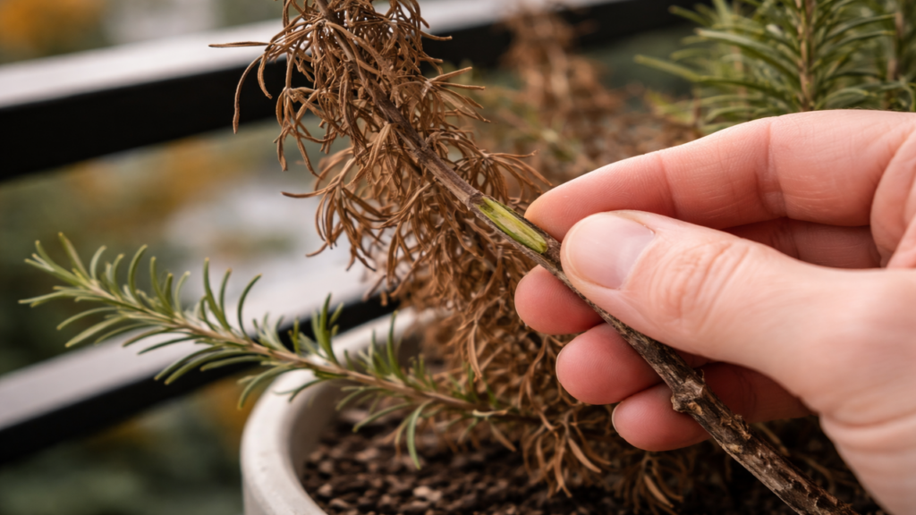 O motivo real do alecrim marrom que poucos conhecem