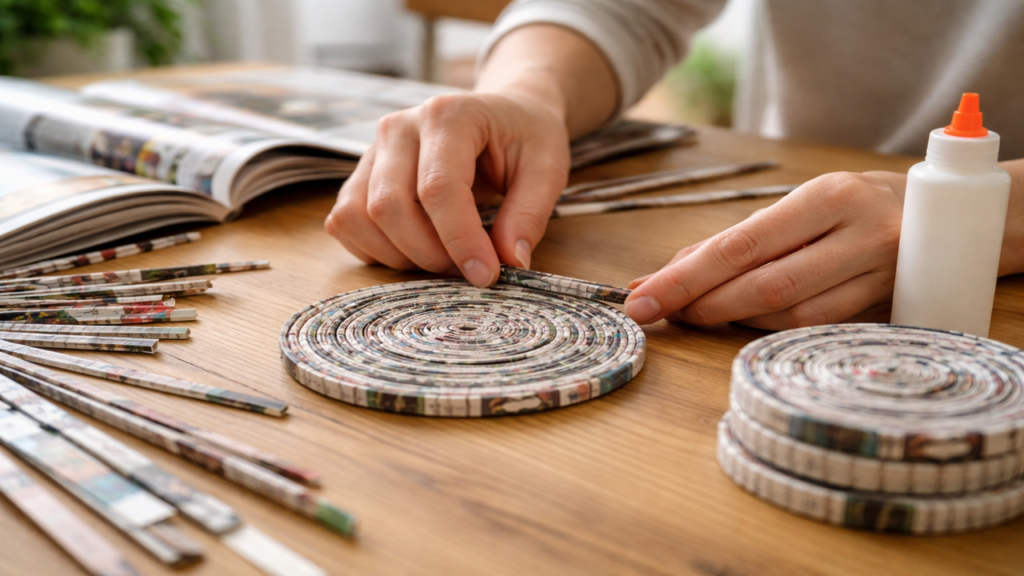 Como transformar revistas velhas em itens úteis no dia