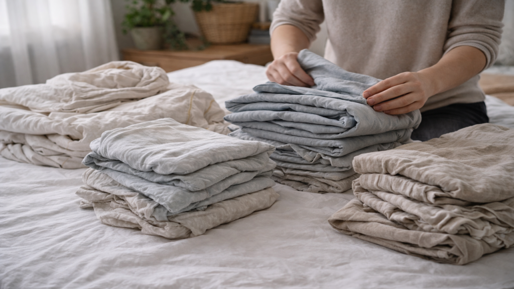 Lençóis usados ganham nova vida