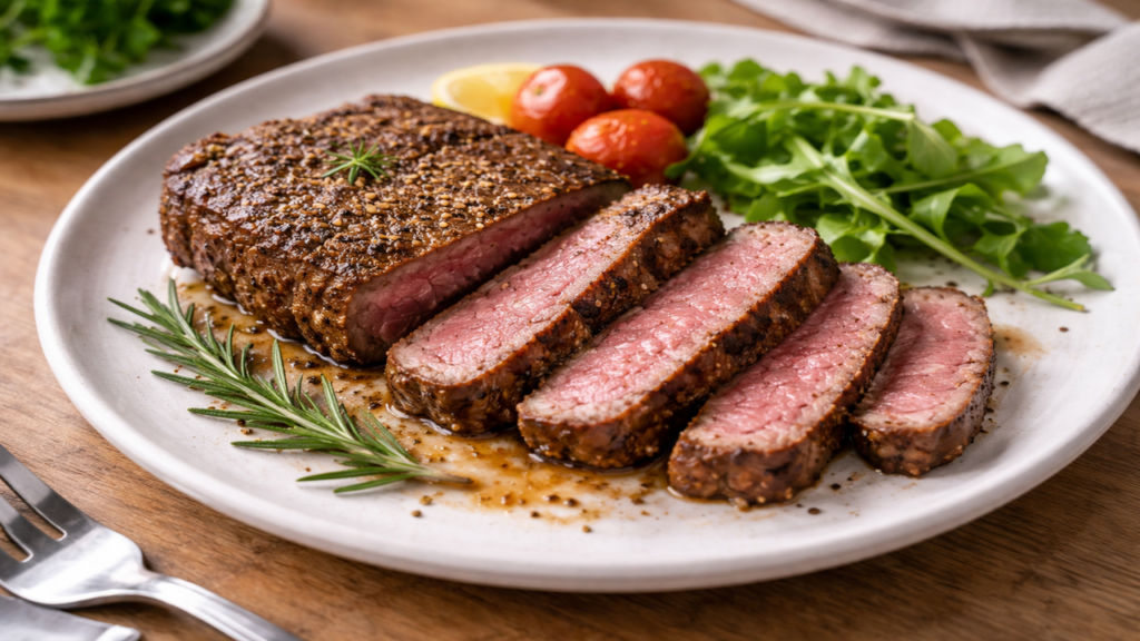 Como fazer bife na air fryer macio e dourado por fora