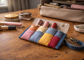 Faça seu porta-batom e organize sua bolsa hoje