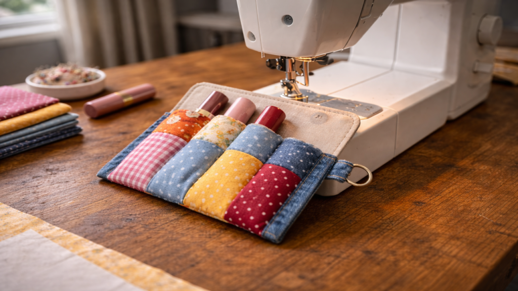 Faça seu porta-batom e organize sua bolsa hoje