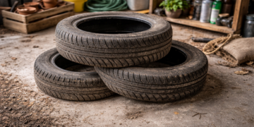 Mesa com pneu reciclado é a opção mais sustentável
