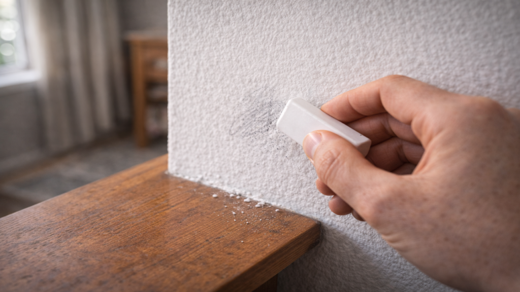 Pare de sofrer com riscos na parede em casa