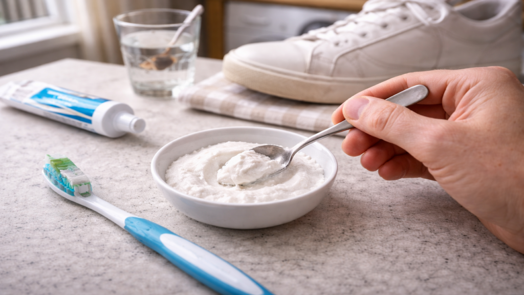 Truque caseiro é a melhor forma de limpar tênis