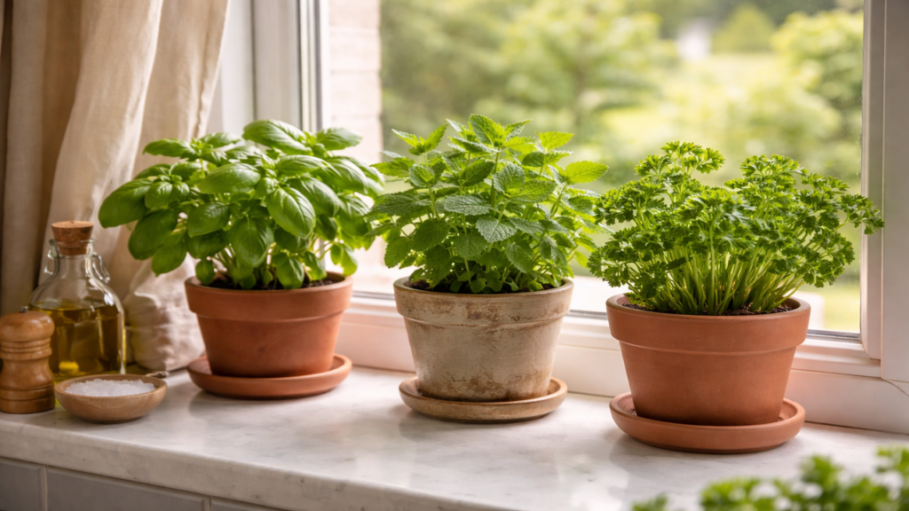Sua cozinha pode mudar com essas plantas simples
