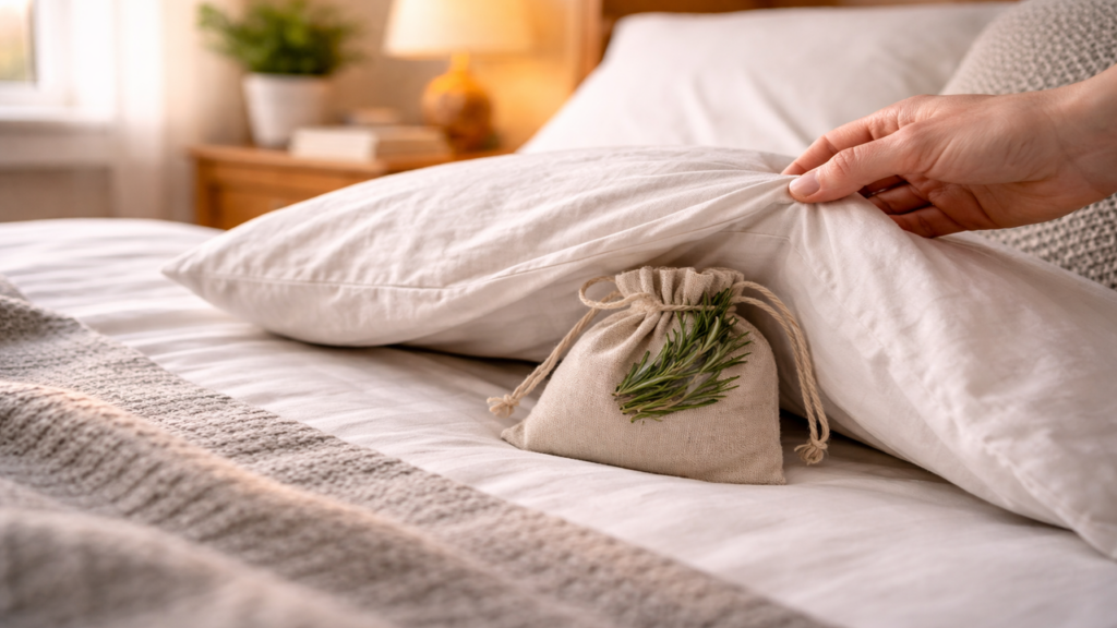 Alecrim debaixo do travesseiro melhora o sono