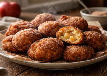 Bolinho de maçã fácil e fofinho vira o favorito do lanche
