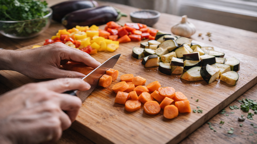 Legumes assados viram queridinho leve do dia a dia