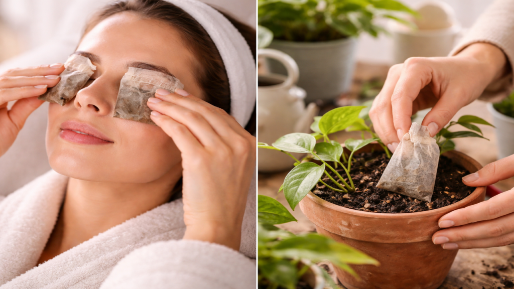 Como reutilizar bolsinhas de chá usadas em casa