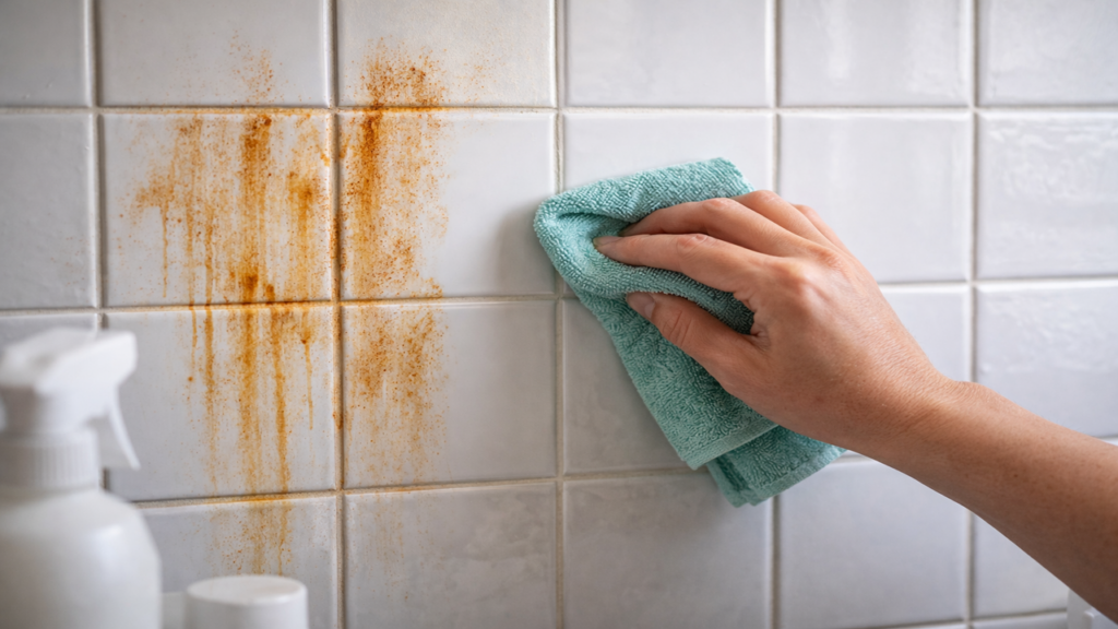 Ferrugem no azulejo tem solução mais fácil