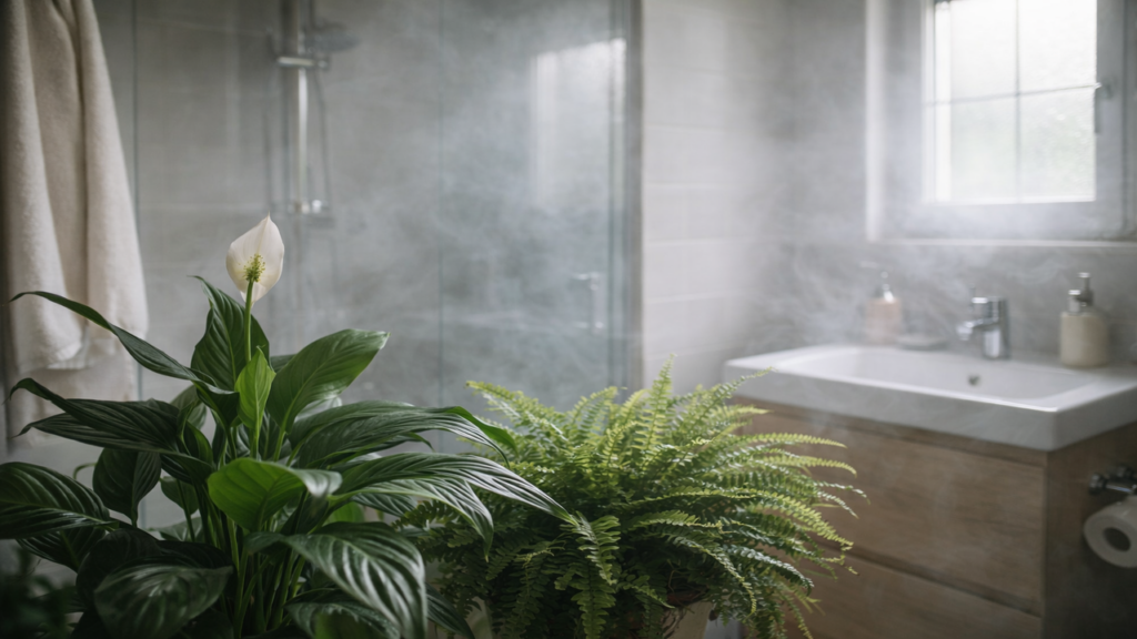Plantas que puxam a umidade do banheiro