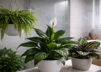 Plantas que puxam a umidade do banheiro