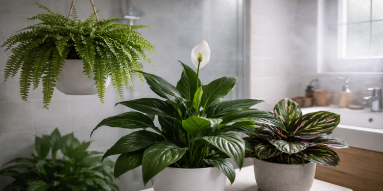 Plantas que puxam a umidade do banheiro