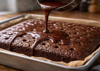 Esse bolo de chocolate fofinho tem gosto de infância