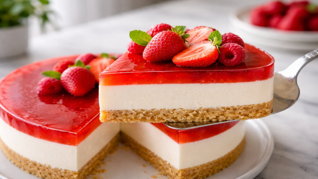 Torta Philadelphia com gelatina é a sobremesa mais fácil e cremosa