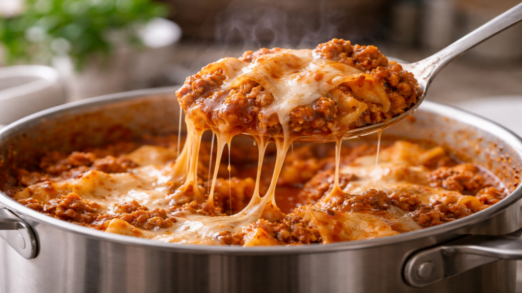Lasanha de panela é a forma mais prática e saborosa de cozinhar