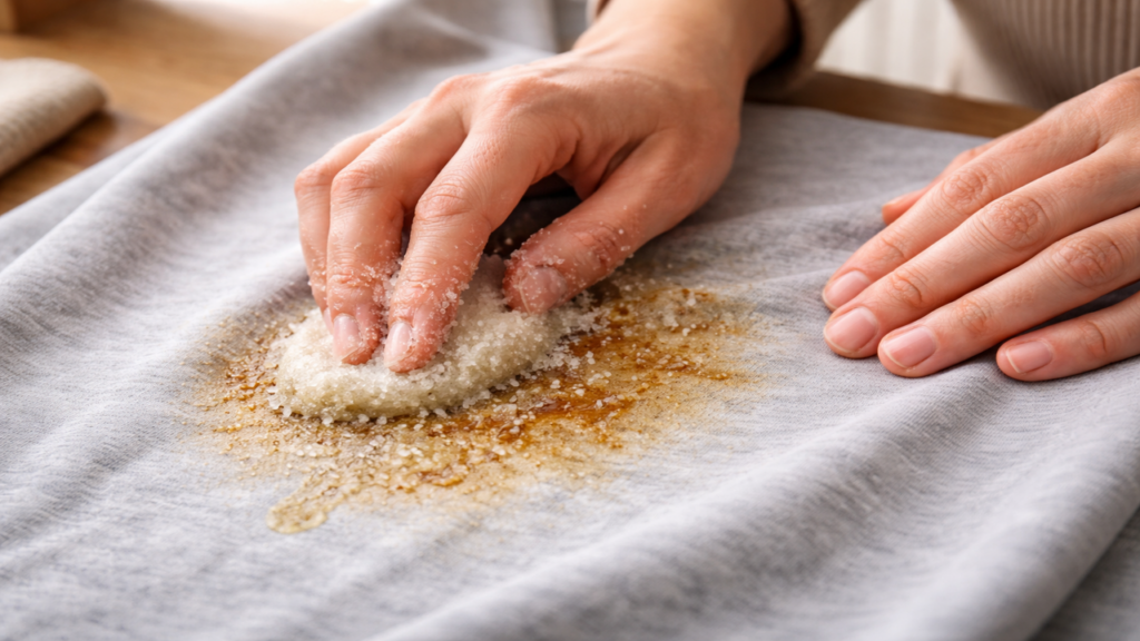 Detergente com açúcar remove manchas difíceis de forma simples