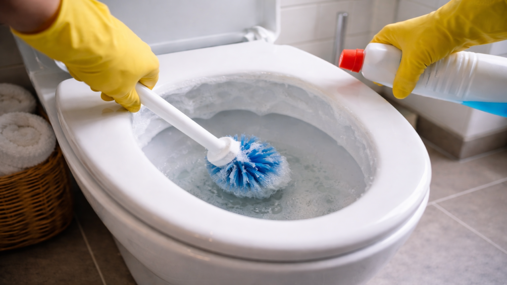 O truque do alho que promete ajudar na limpeza do banheiro