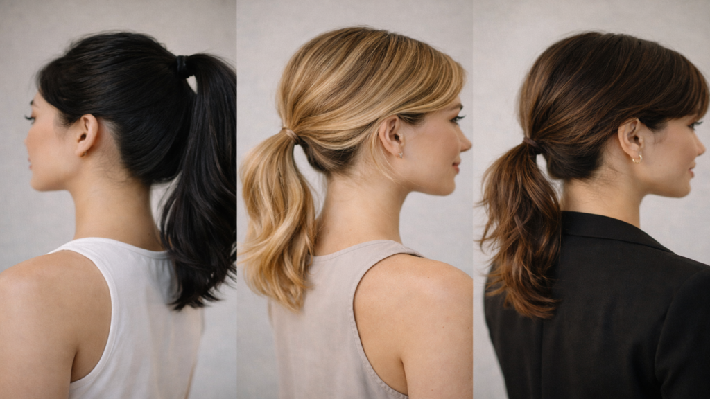 O rabo de cavalo mais elegante para cada rosto