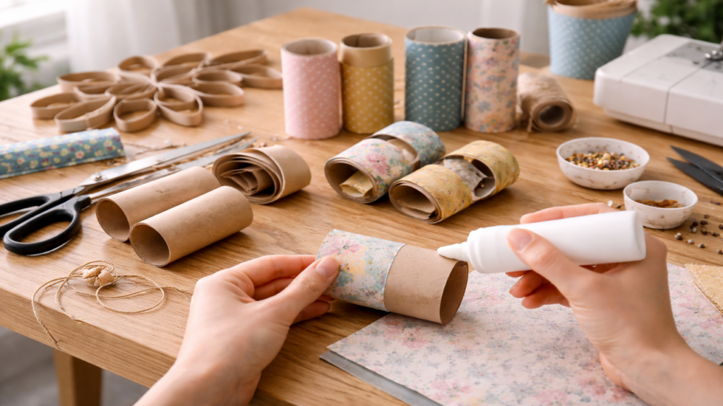 Antes de jogar fora os rolinhos de papel pense nisso